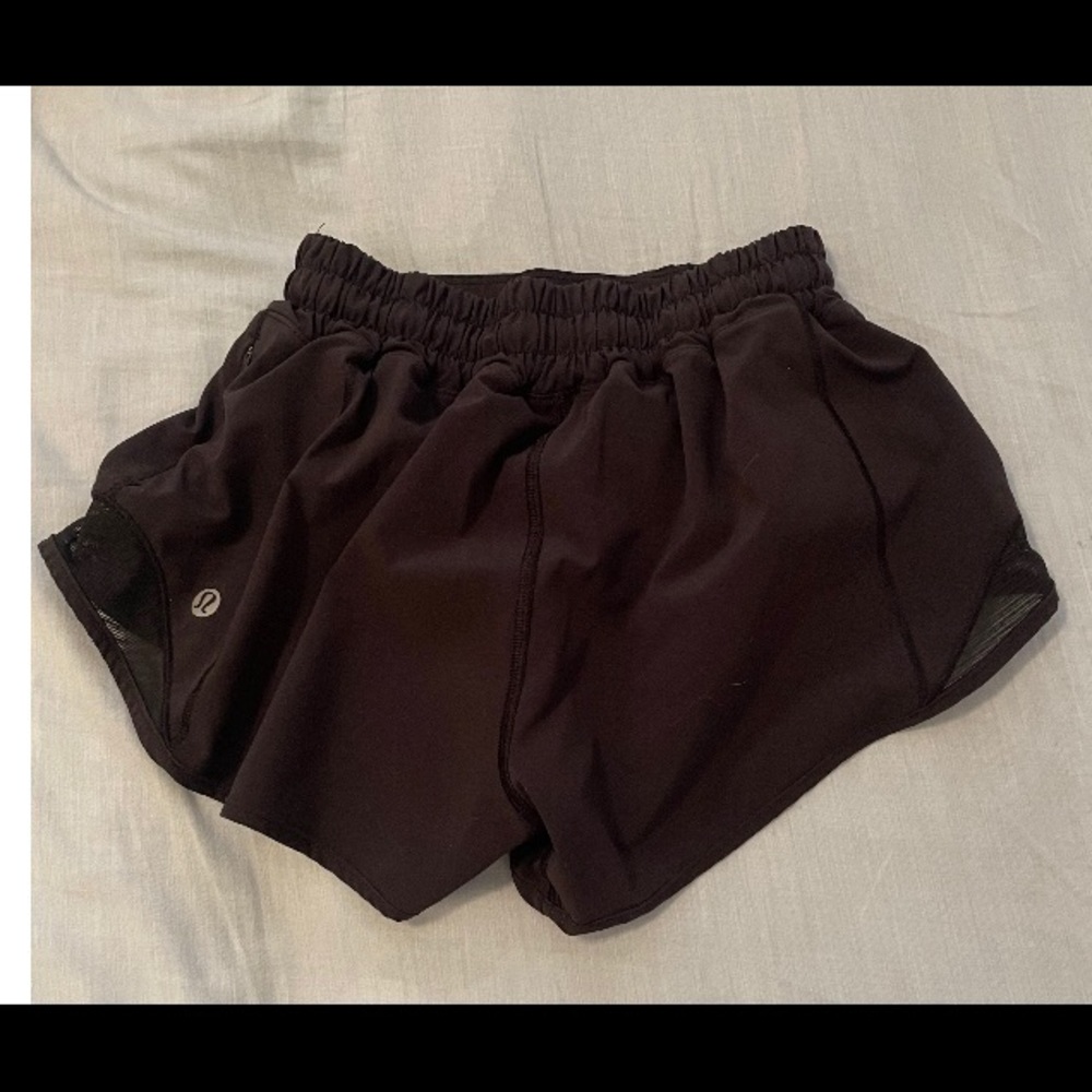 Hottie Hot Lululemon black shorts size 0: Length 2.5